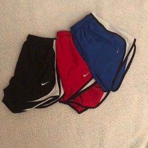 3 Pairs of Nike Tempo Shorts